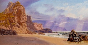  John Oil Painting - Mewslade landscape Brett John